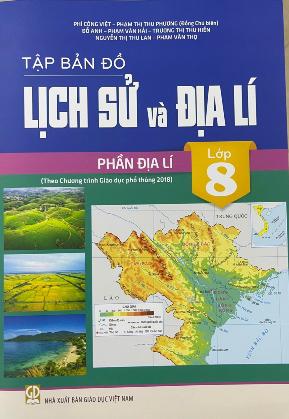 Tập bản đồ lịch sử và địa lí lớp 8: phần địa lí
