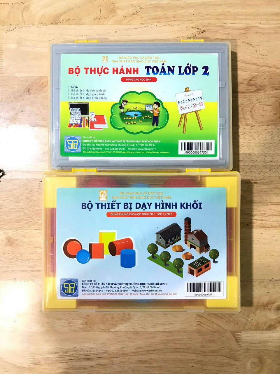 Bộ thực hành Toán Lớp 2 - bộ 2 hộp (Sử dụng trong hệ thống Vinschool)