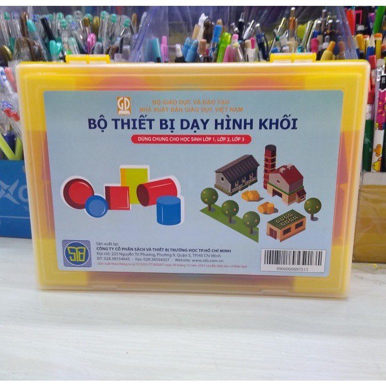 Bộ thiết bị dạy hình khối (Dành cho học sinh Lớp 1,2,3)