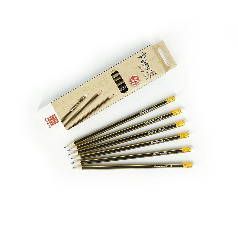 Combo 1 hộp bút chì có tẩy HH3400 (tặng 2 chiếc)