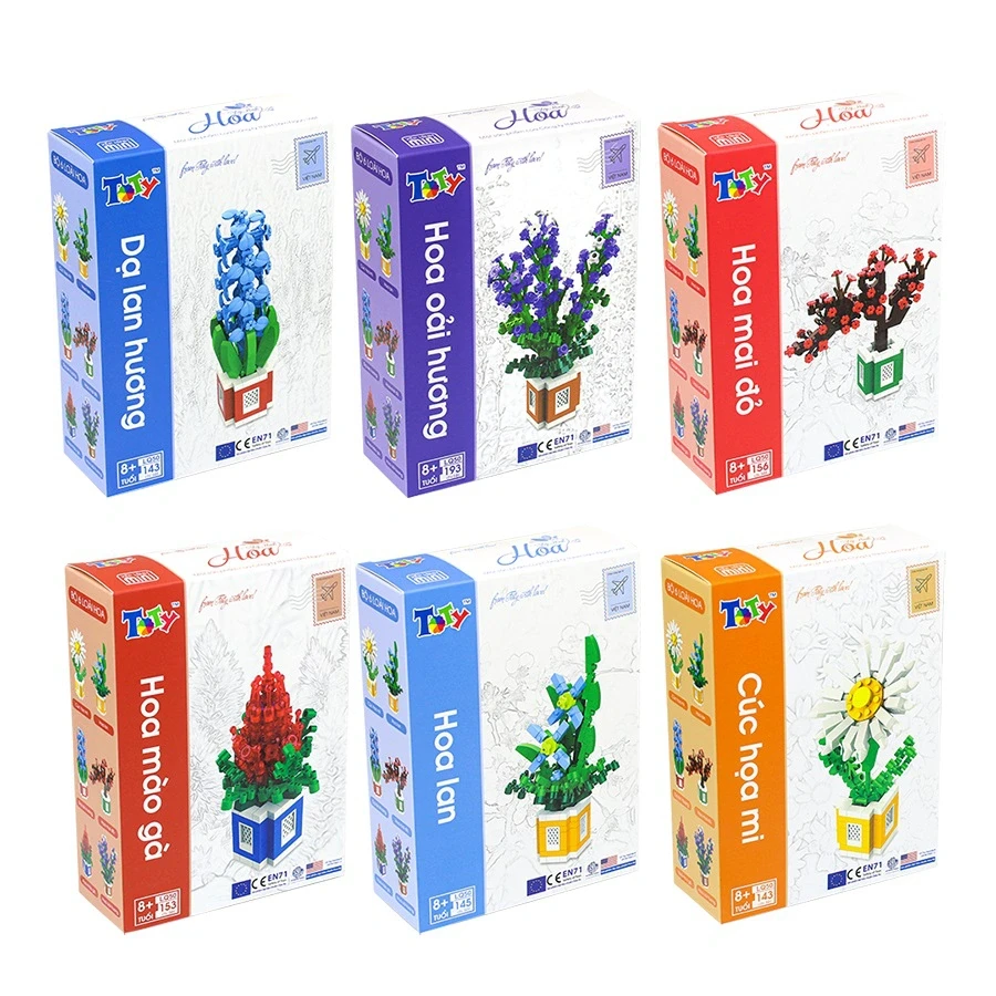 Đồ Chơi Xếp Hình Mini Hoa LQ50