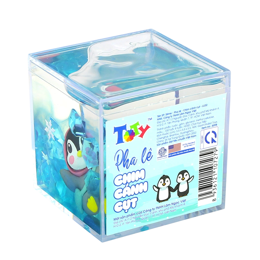 Đồ Chơi Slime Pha Lê Chim Cánh Cụt LU32