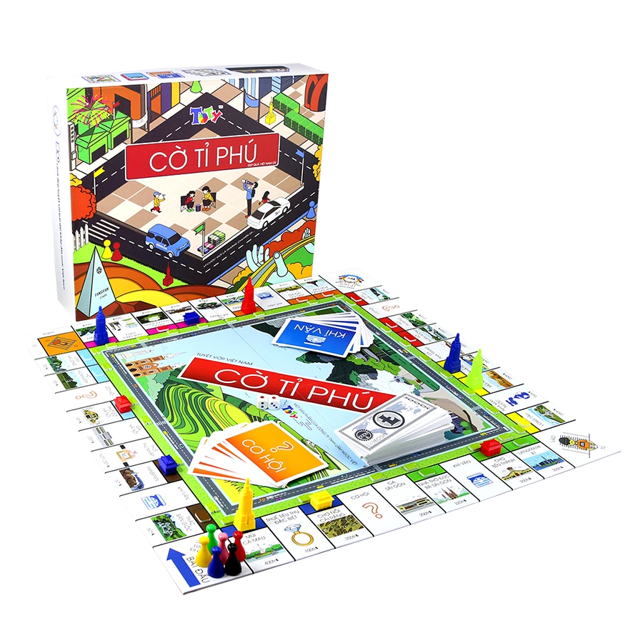 Đồ Chơi Cờ Tỷ Phú Đẹp Quá Việt Nam Ơi LN38