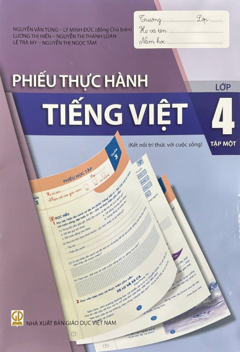 (HEID) Phiếu thực hành Tiếng việt lớp 4 tập 1