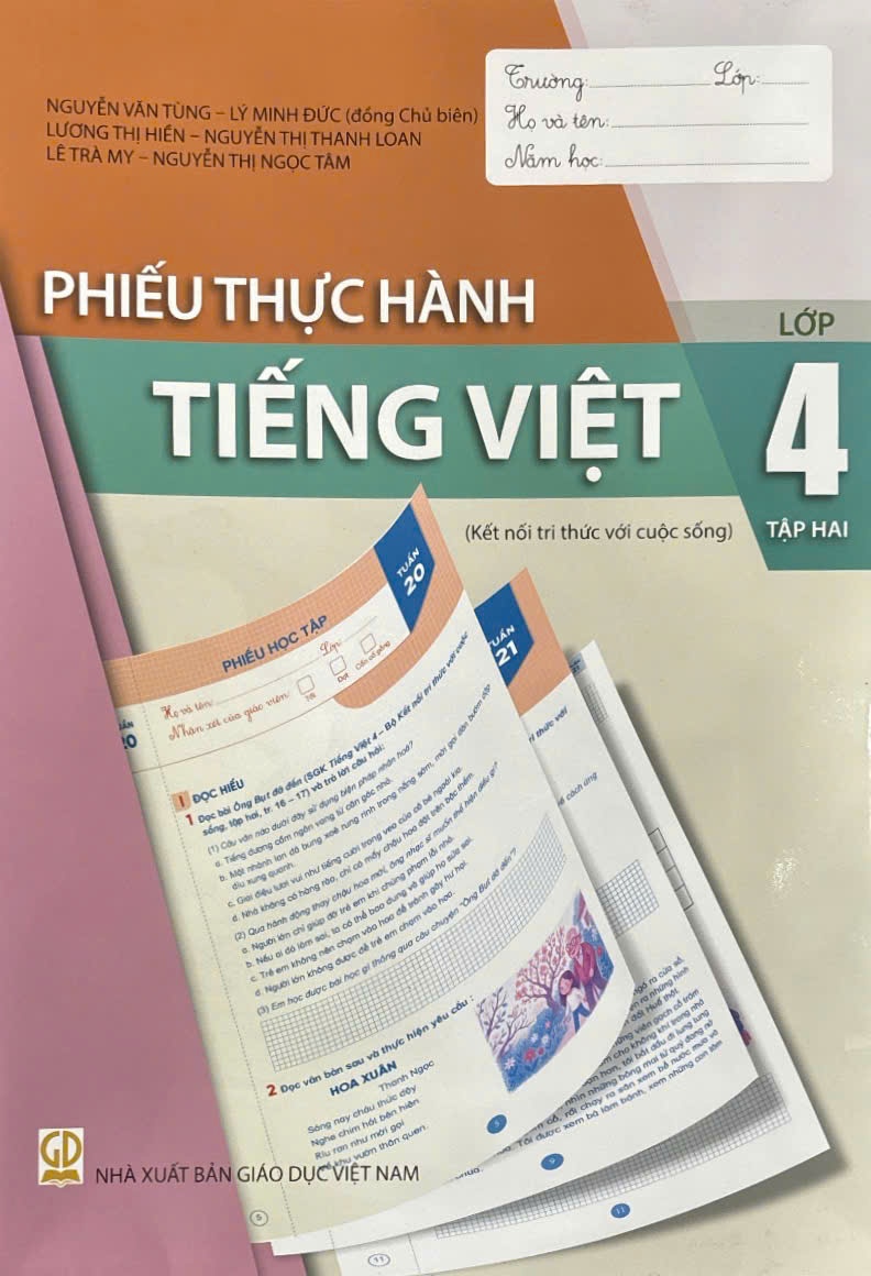 (HEID) Phiếu thực hành Tiếng việt lớp 4 tập 2
