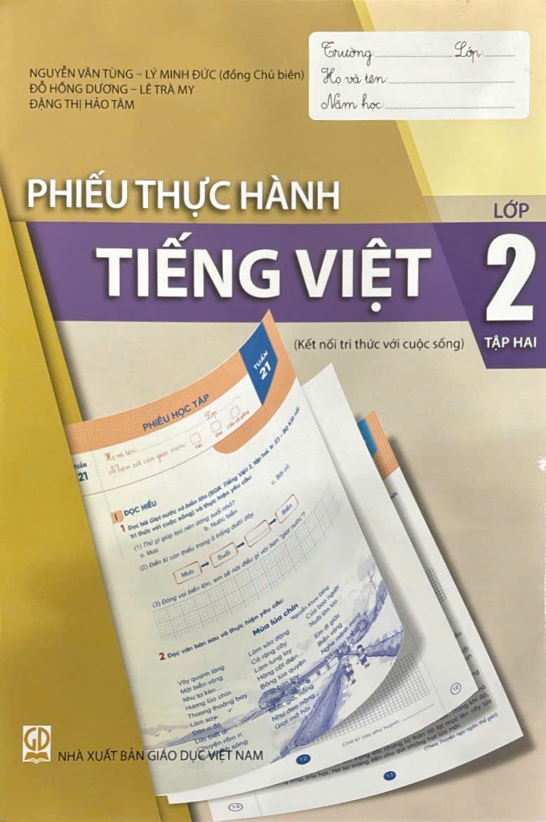 (HEID) Phiếu thực hành Tiếng việt lớp 2 tập 2