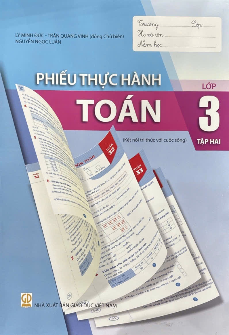 (HEID) Phiếu thực hành Toán lớp 3 tập 2