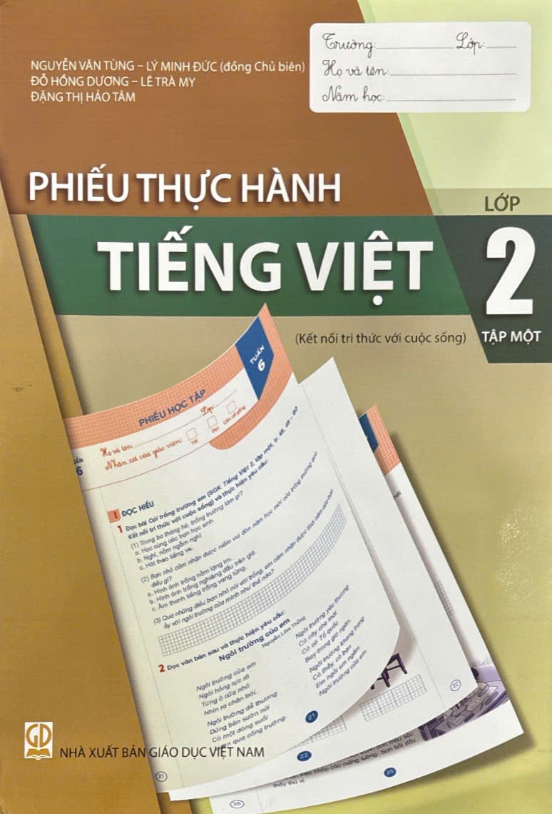 (HEID) Phiếu thực hành Tiếng việt lớp 2 tập 1