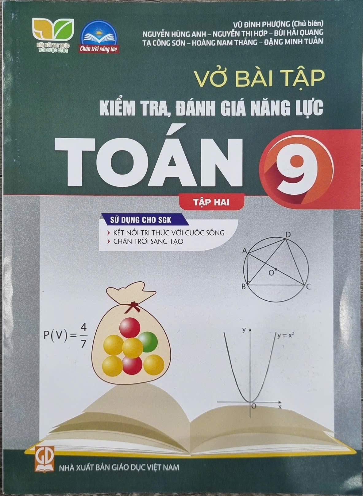 Vở bài tập kiểm tra, đánh giá năng lực Toán 9 -Tập 2 SGK Kết nối , Chân Trời