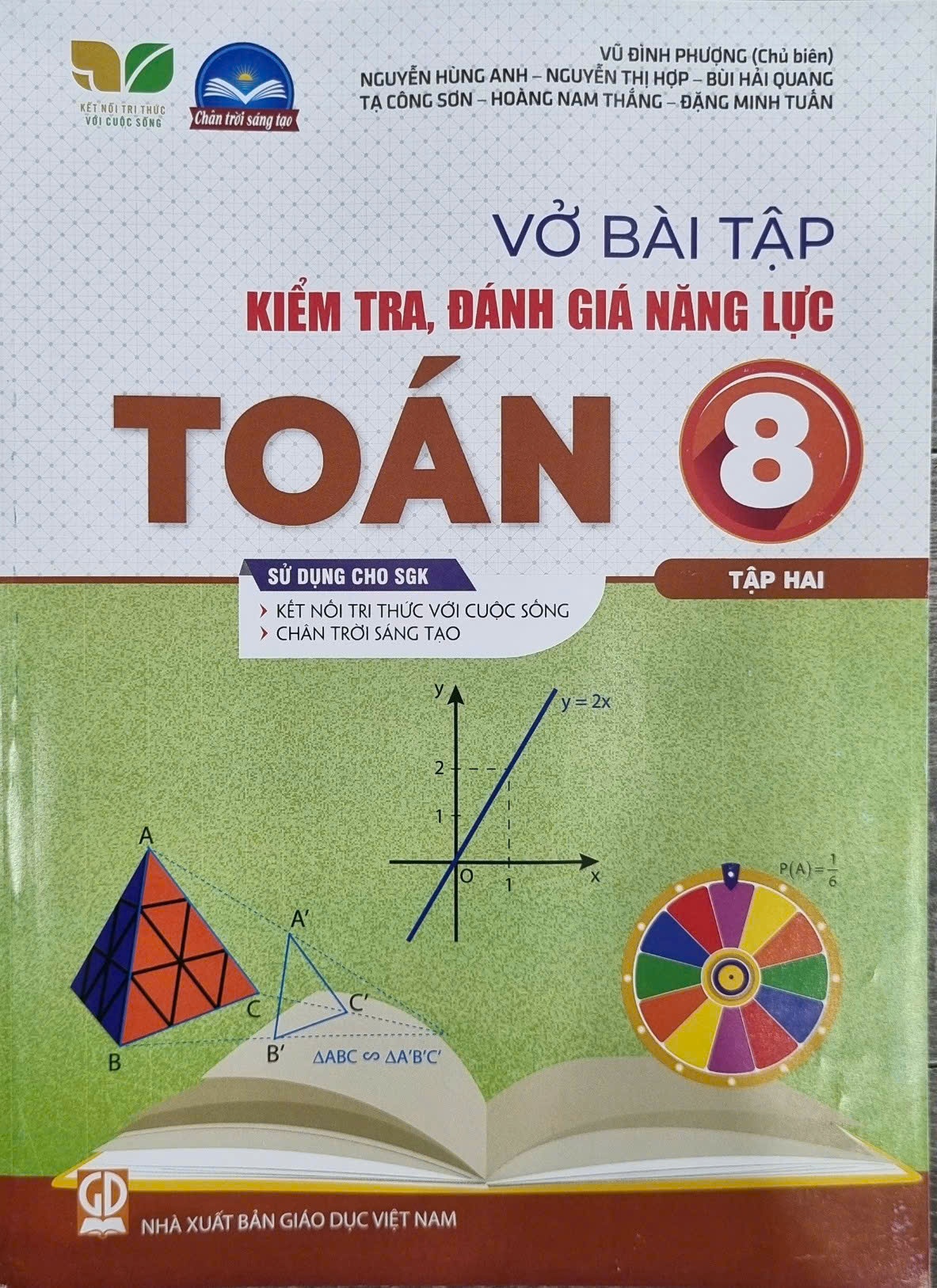 Vở bài tập kiểm tra, đánh giá năng lực Toán 8 -Tập 2 SGK Kết nối , Chân Trời