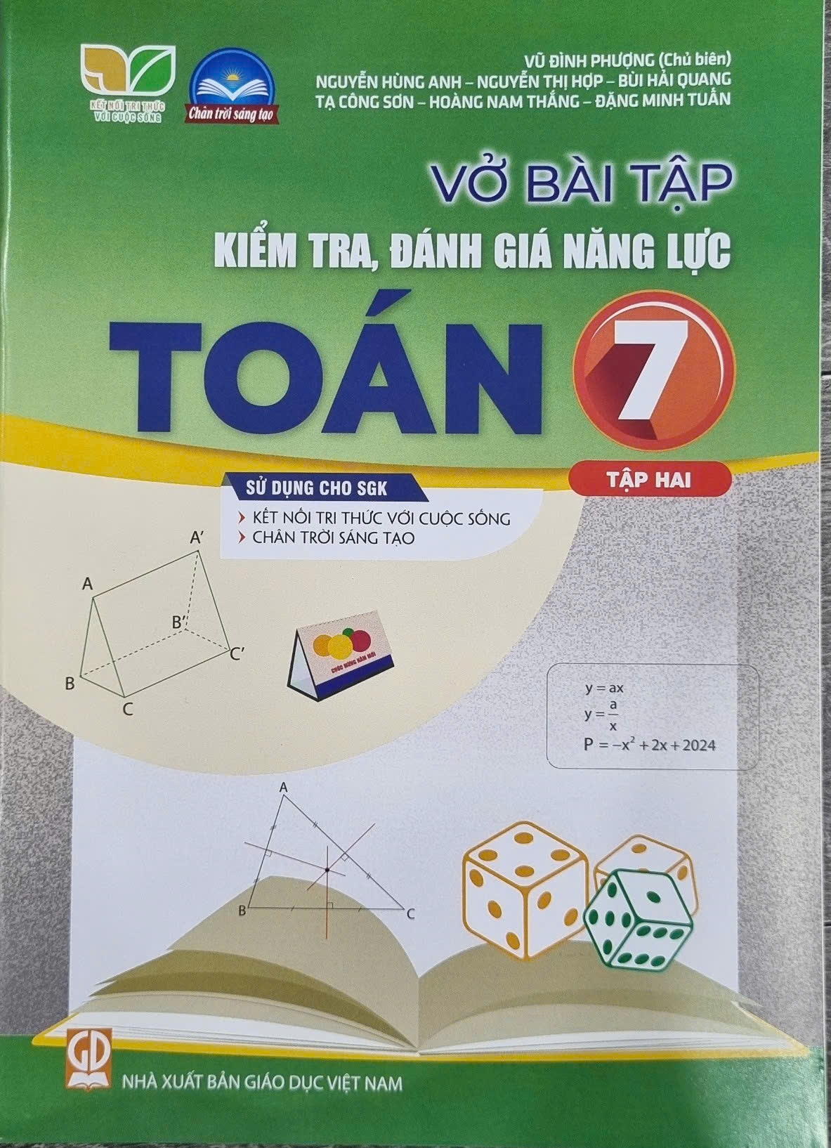 Vở bài tập kiểm tra, đánh giá năng lực Toán 7 -Tập 2 SGK Kết nối , Chân Trời