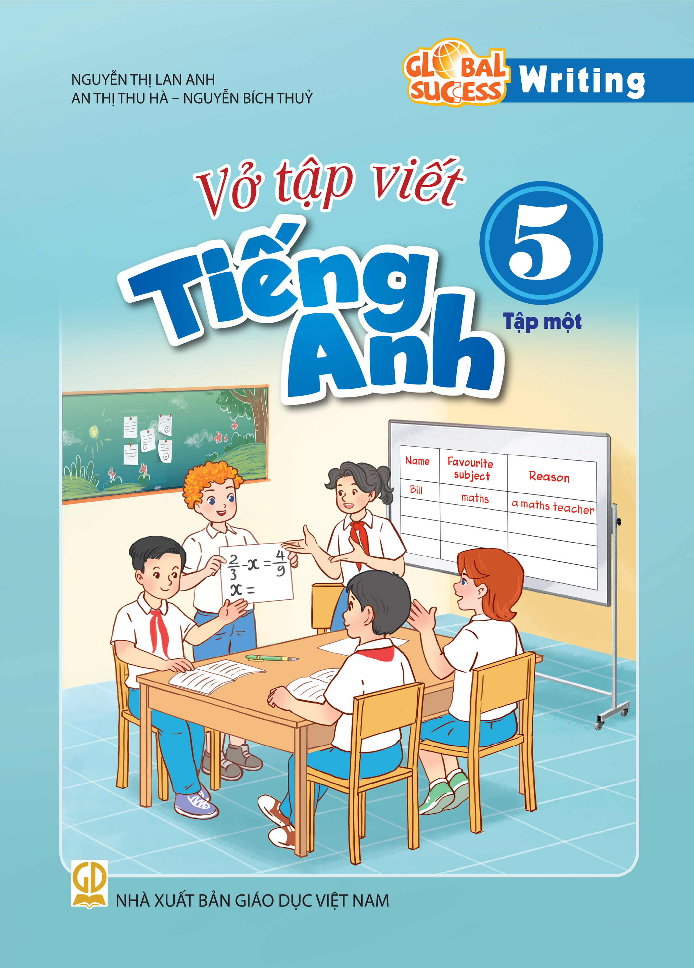 Vở tập viết Tiếng Anh Lớp 5 tập 1 Global success - HEID