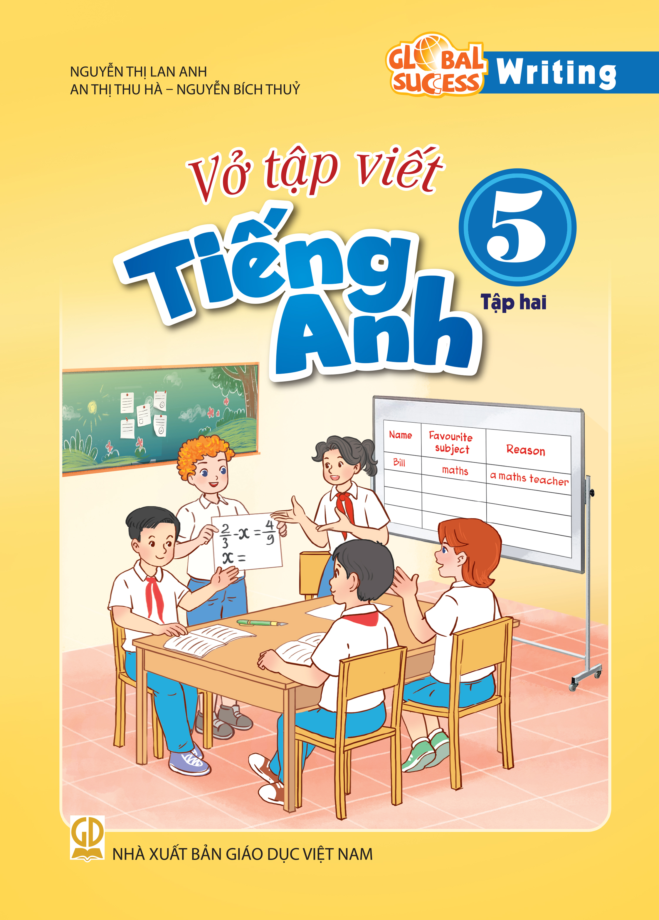 Vở tập viết Tiếng Anh Lớp 5 tập 2 Global success - HEID
