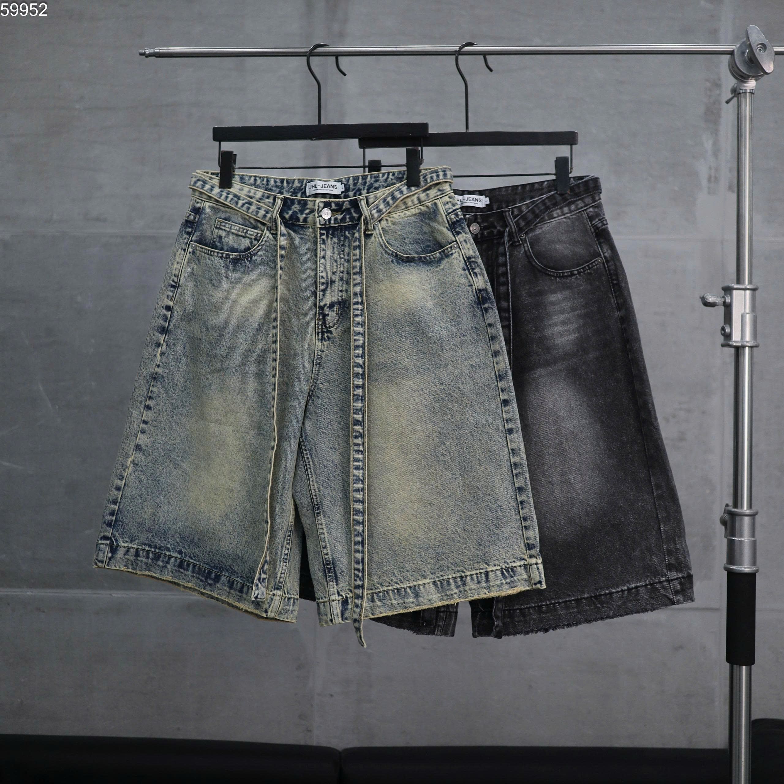 Baggy Short jean dây lưng J257