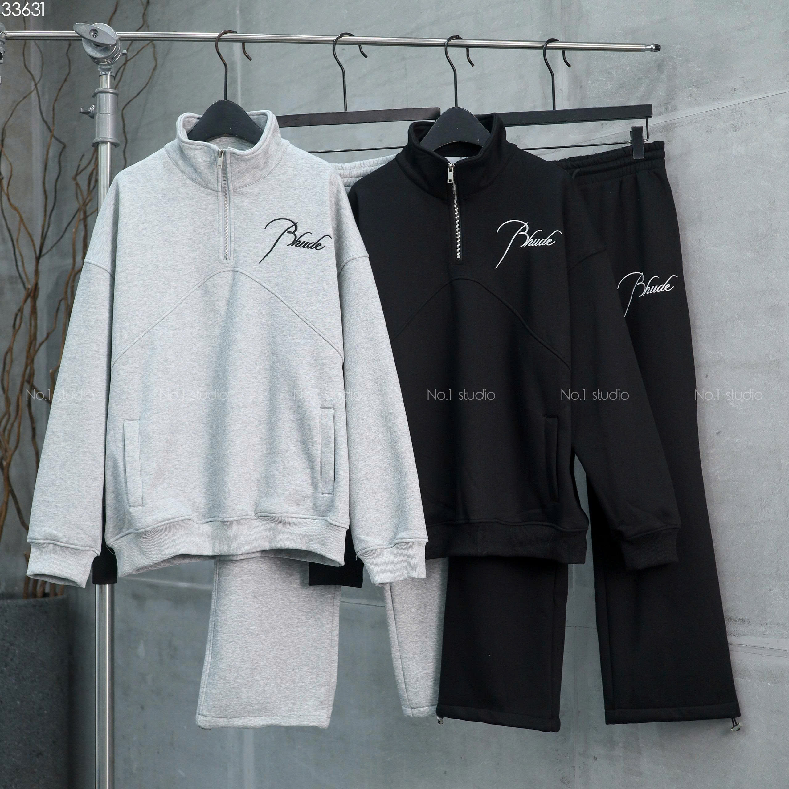 Bộ Rhude Half Zip 3375