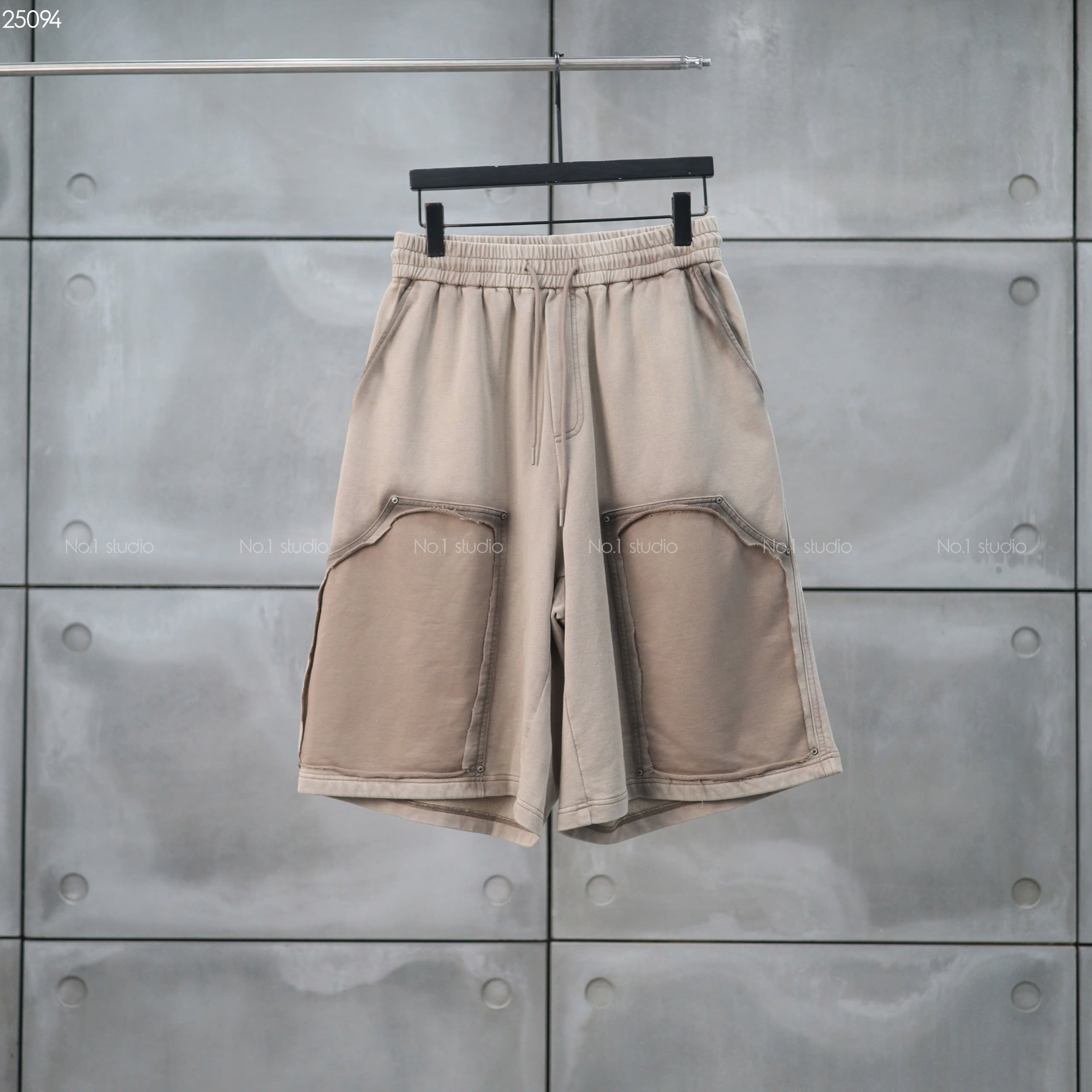Double Knee Short nỉ No.1 GK7093