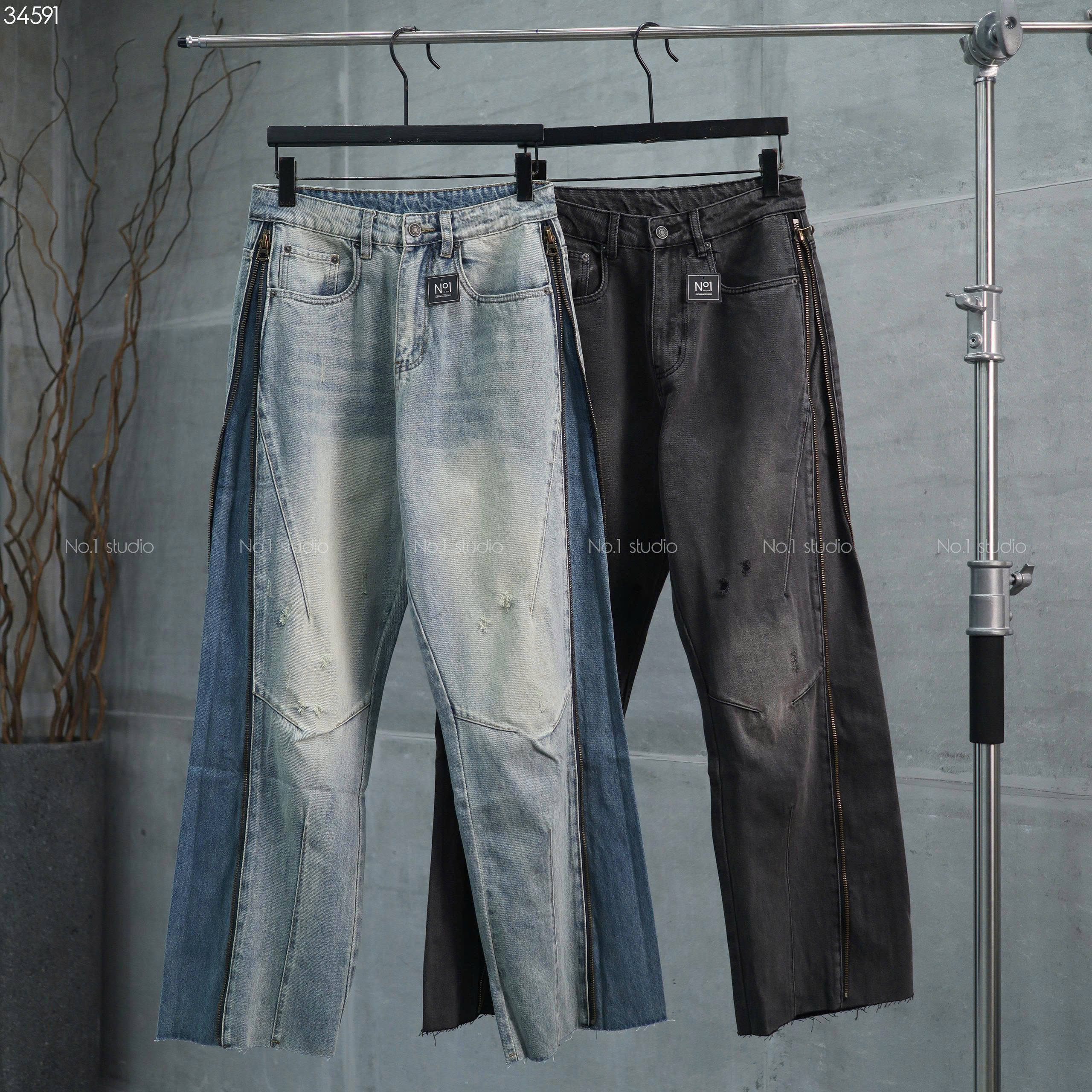 Jean No.1 Zip hông BH10805