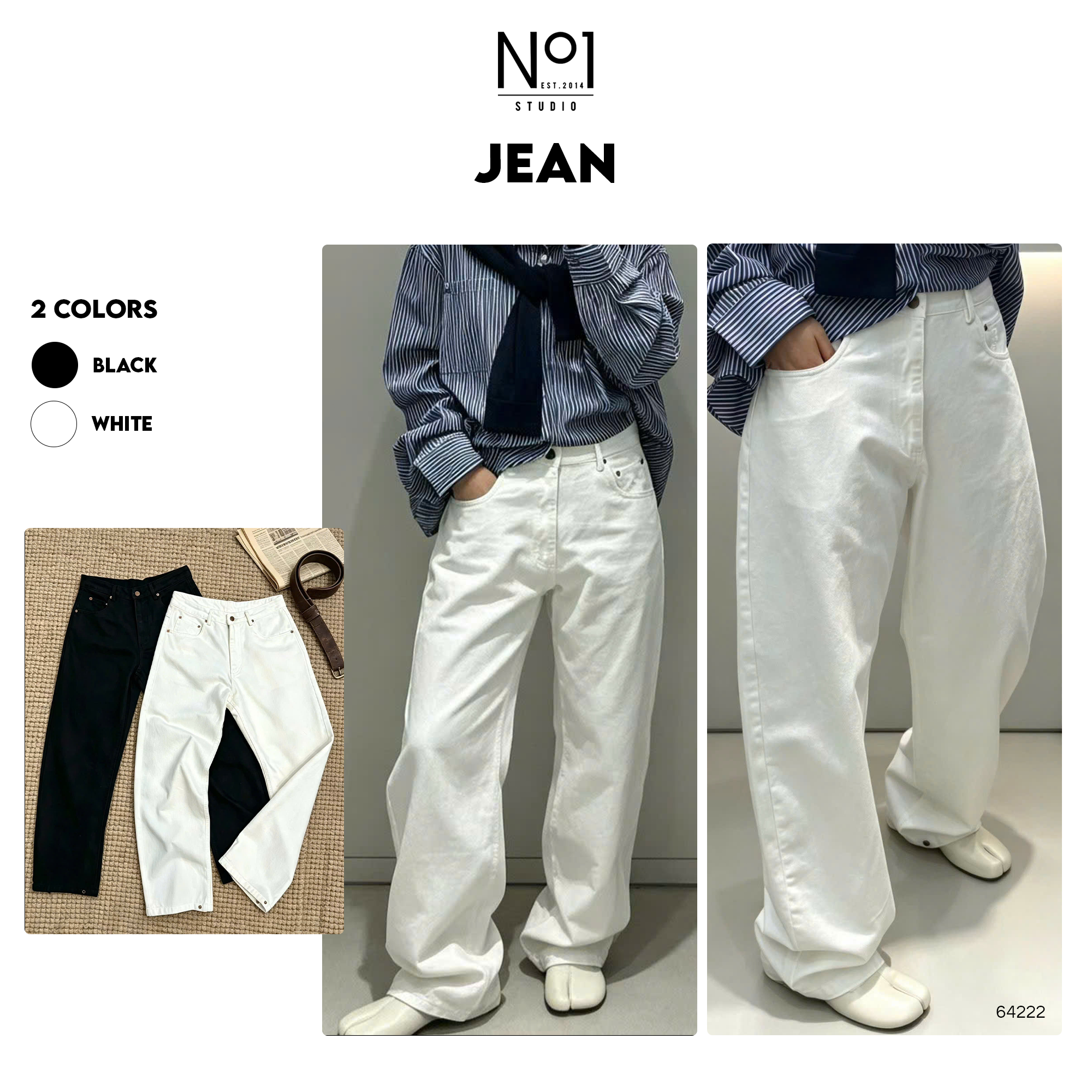 Jean No.1 xếp li JJ11889
