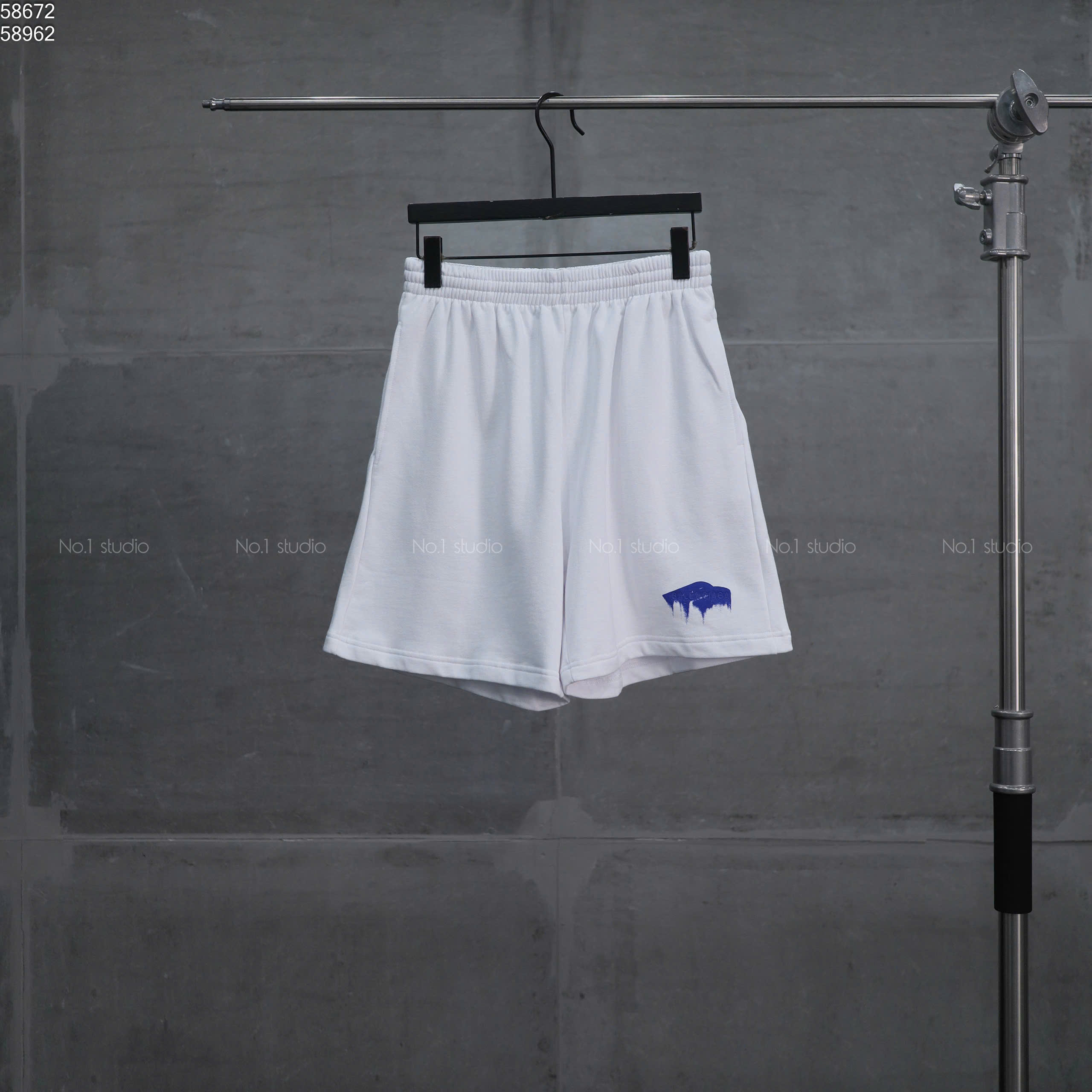 Short nỉ BLCAG logo xanh 6228-1