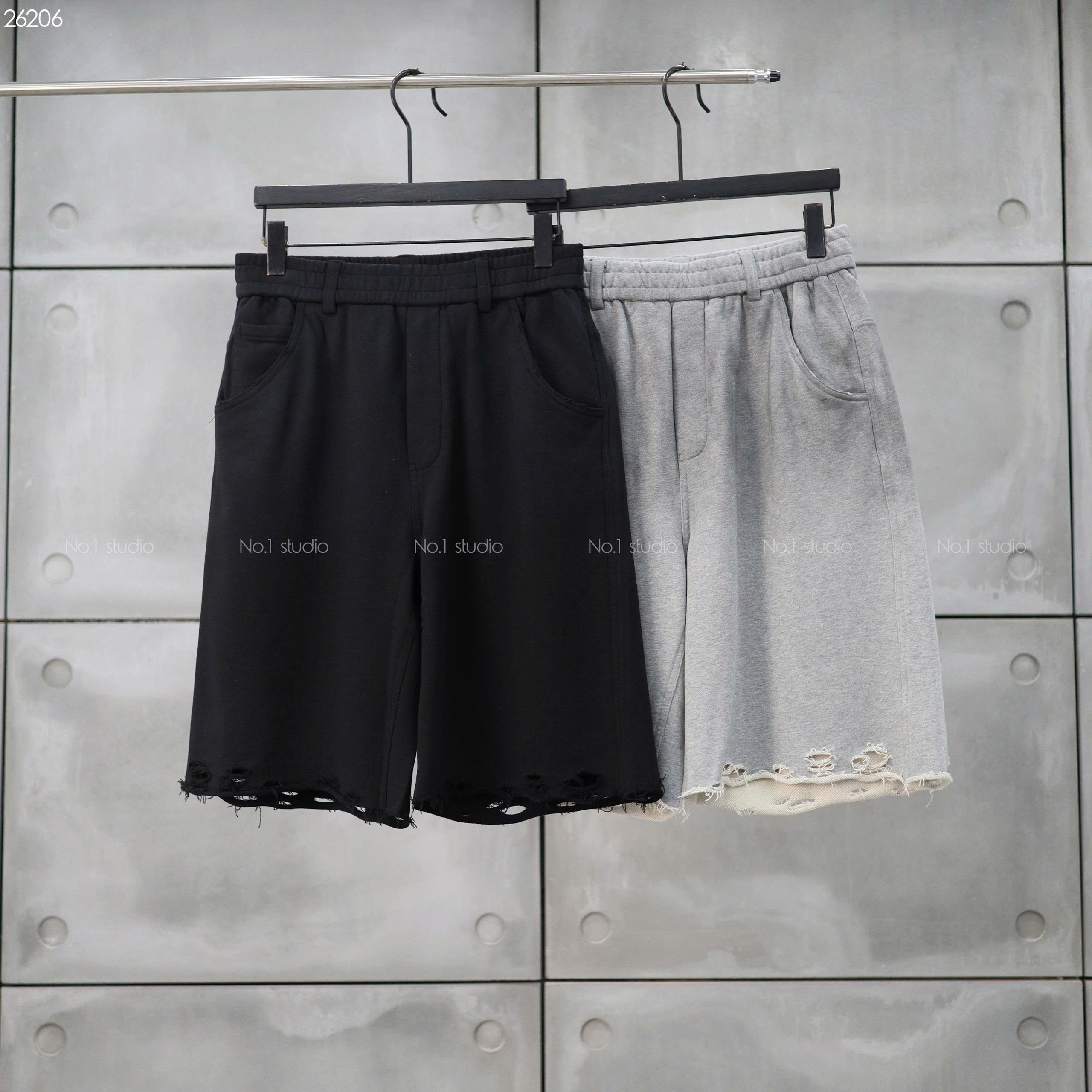 Short nỉ No.1 rách gấu GV27082