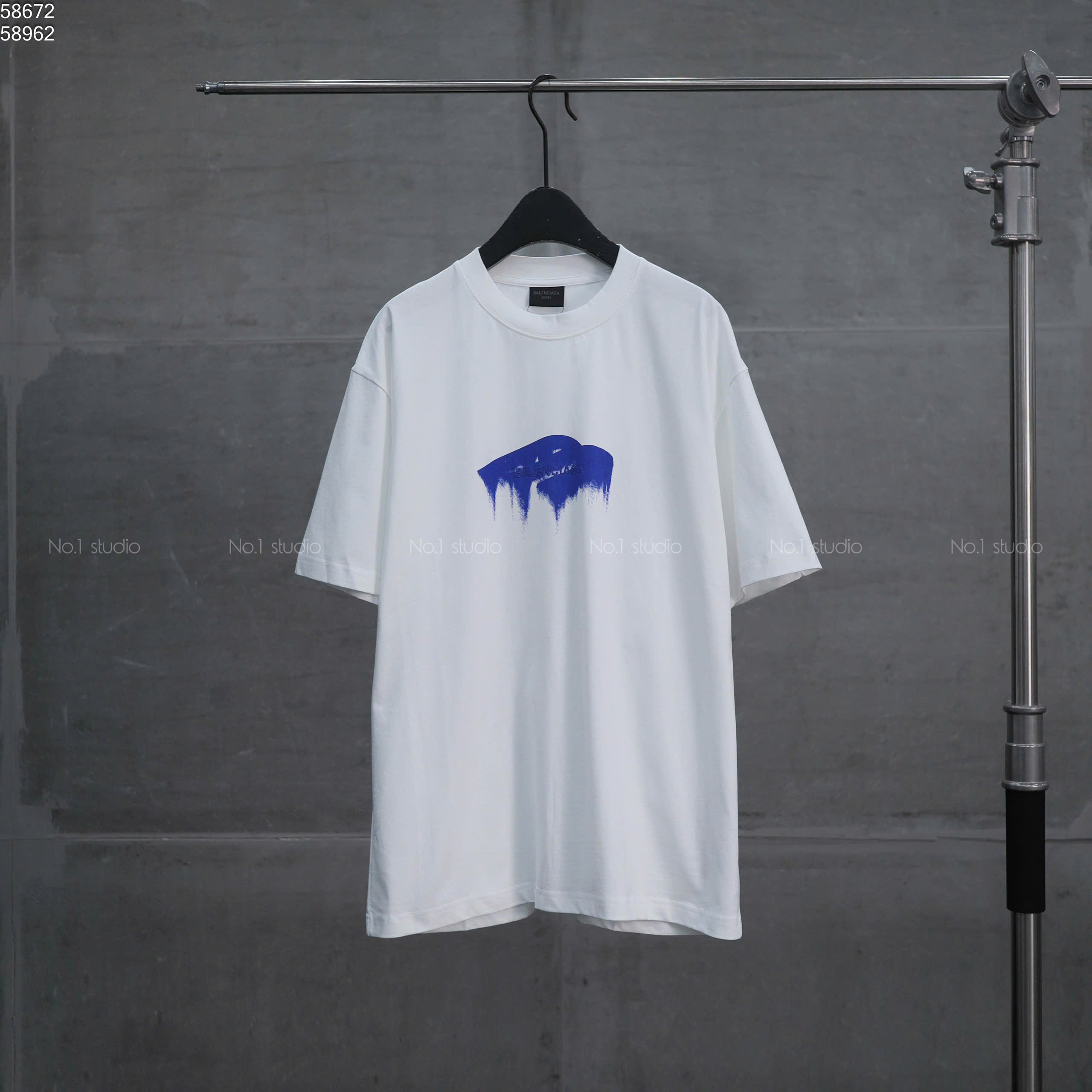 Tee BLCAG logo ngực xanh 6228
