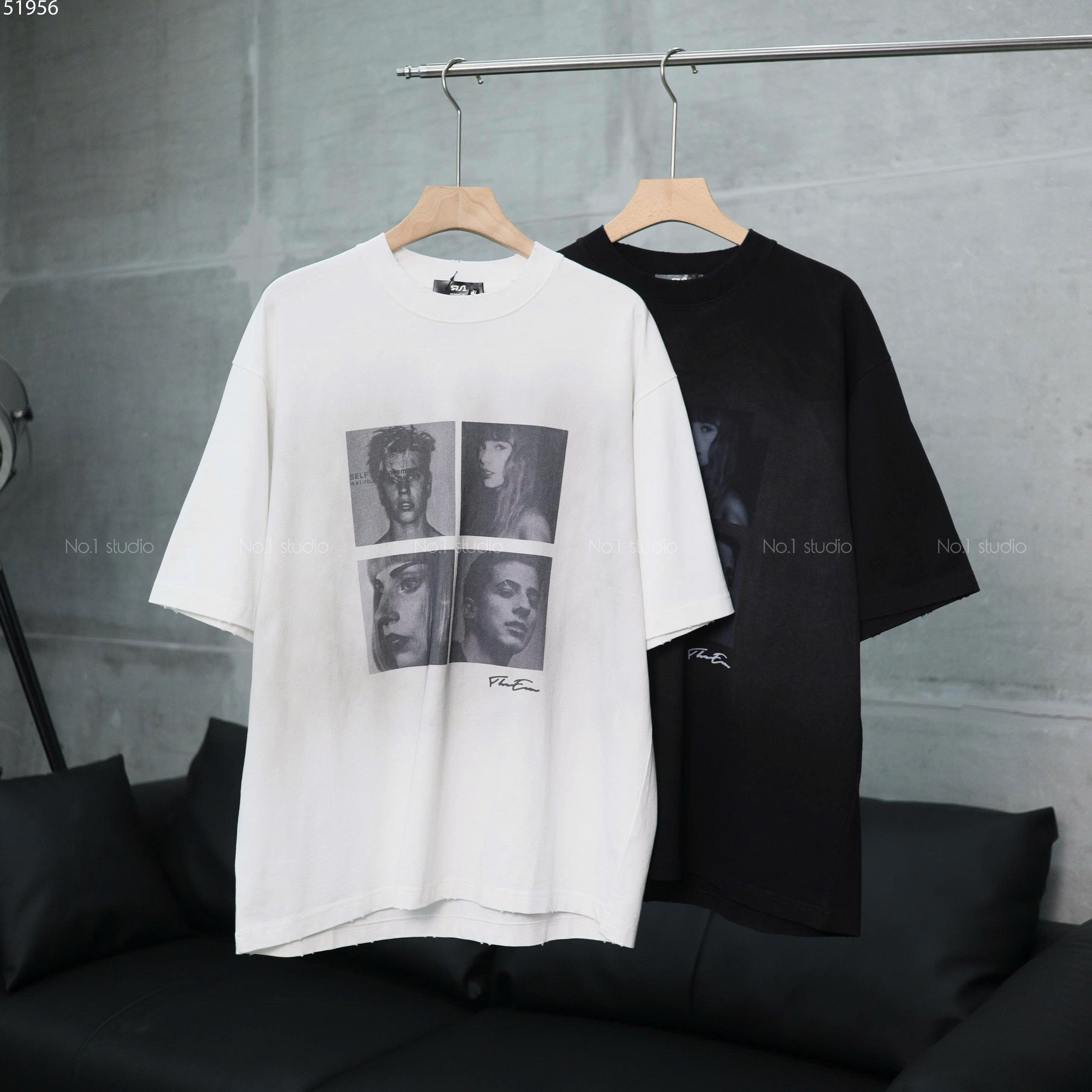 Tee No.1 mặt người SU26018