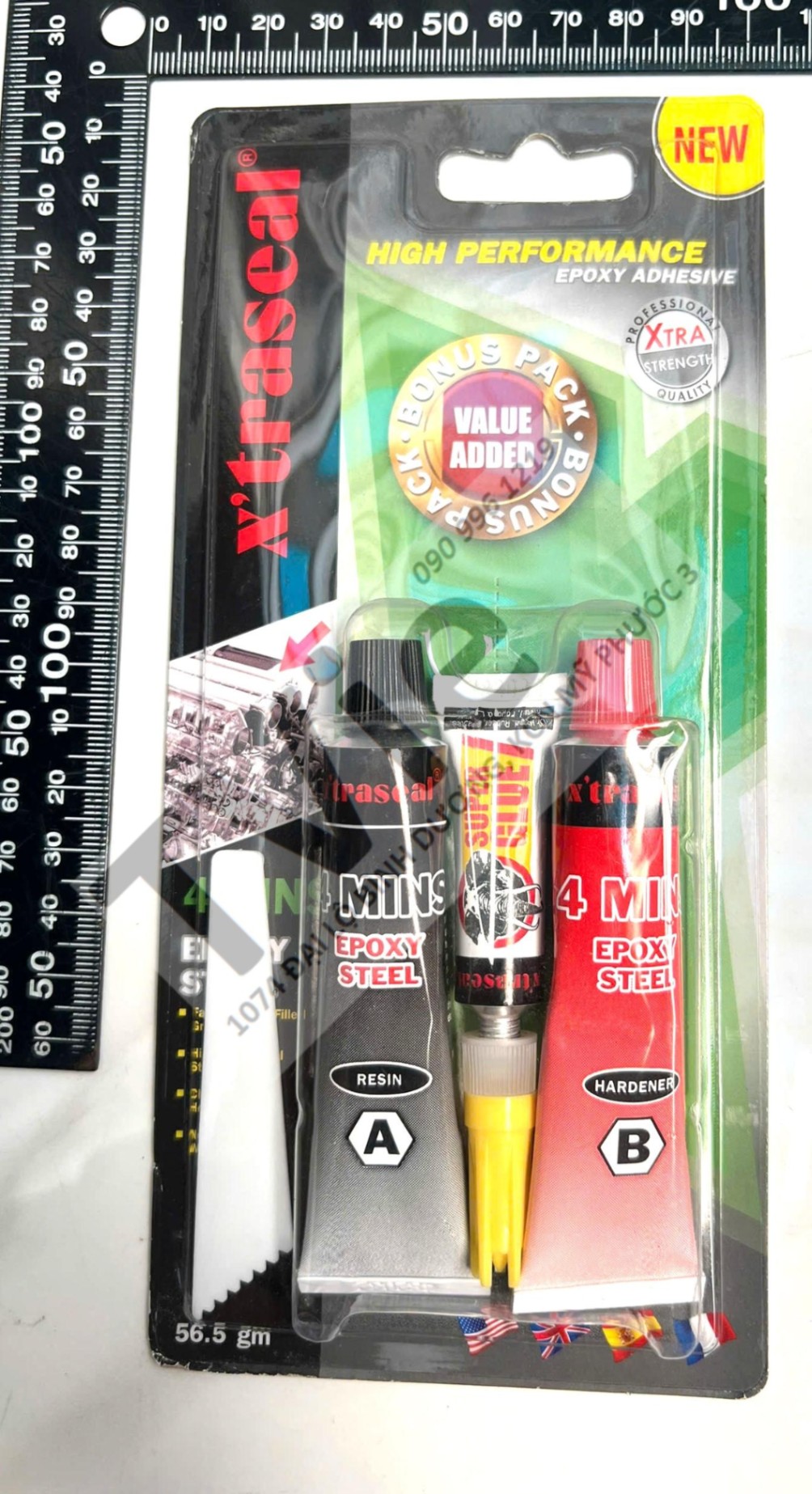 Keo AB Epoxy Vỉ/17ml x 2