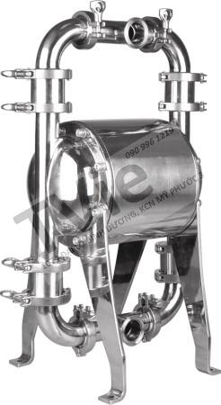 Máy bơm màng thực phẩm khí nén Godo - QBW3-40P316LHFP316L