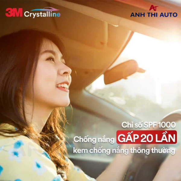 Film cách nhiệt cao cấp 3M CRYSTALLINE