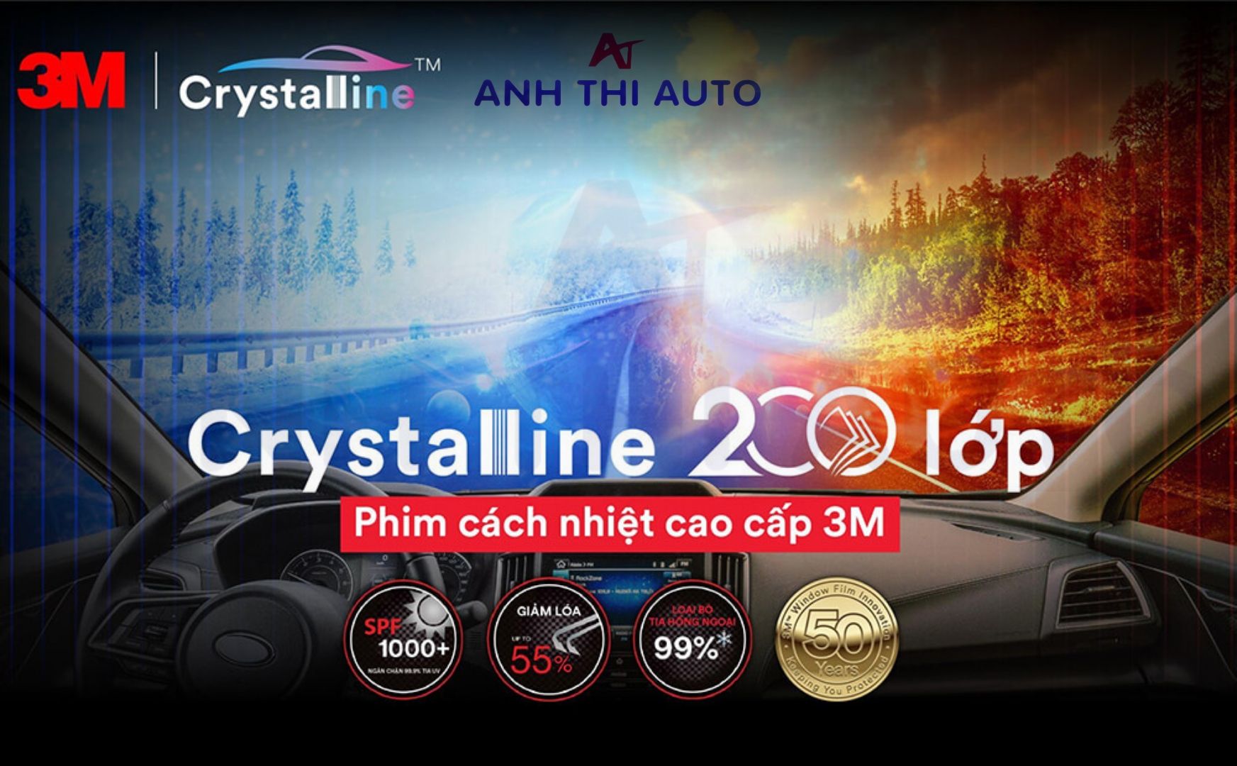 Film cách nhiệt 3M Crystalline