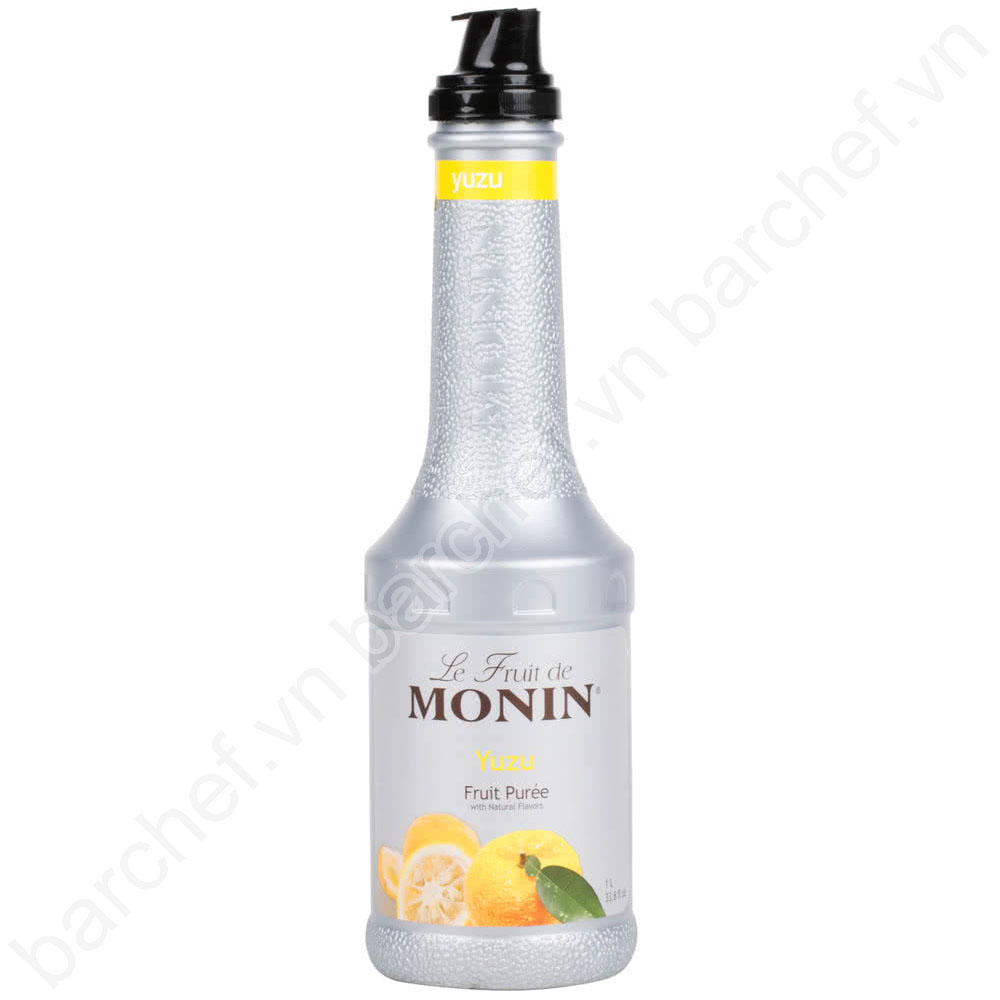 Mứt sệt vị quả Yuzu Monin (Yuzu puree) - chai 1L