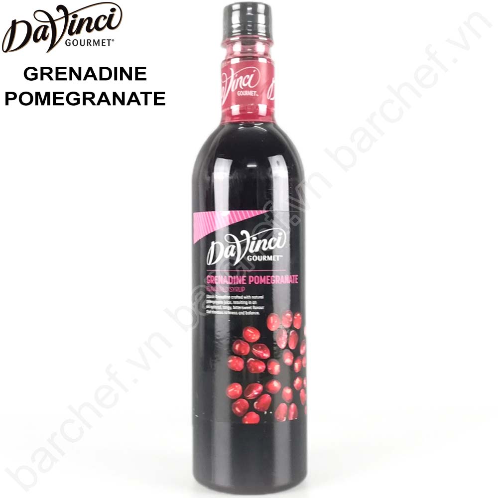 Siro Lựu Davinci Gourmet (DVG Grenadine Pomegranate Mixologist Syrup) - chai 750ml