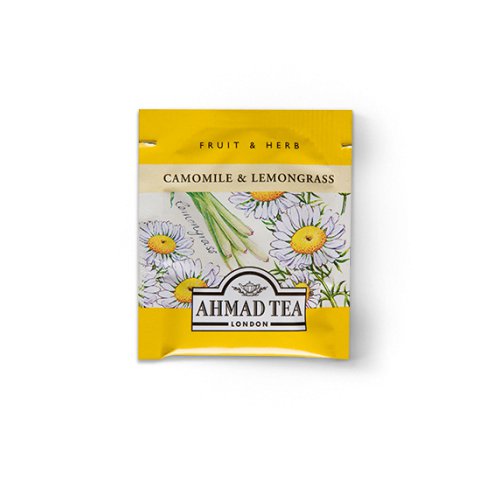 Trà Ahmad vị Cúc và Sả (Camomile and Lemongrass) (Hộp giấy 30gram - 20 túi lọc có bao thiếc)