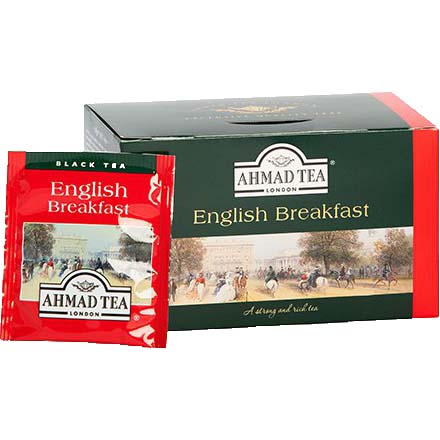 Trà Ahmad vị Buổi sáng (English Breakfast) (Hộp giấy 40gram - 20 túi lọc có bao thiếc)