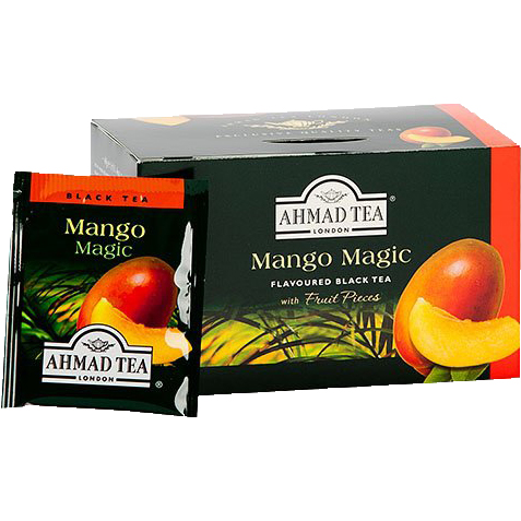 Trà Ahmad vị Xoài (Mango Magic) (Hộp giấy 40gram - 20 túi lọc có bao thiếc)