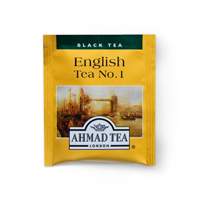 Trà Ahmad vị trà Anh số 1 (English Tea No.1) (Hộp giấy 40gram - 20 túi lọc có bao thiếc)