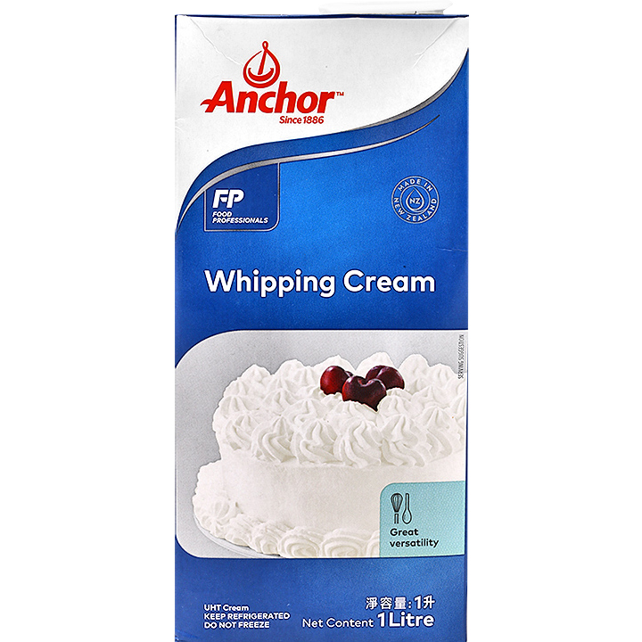 Kem whipping tiệt trùng Anchor (UHT Whipping Cream) 1L