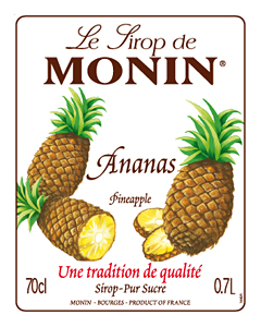 Siro Dứa Monin (Pineapple syrup) - chai 700ml