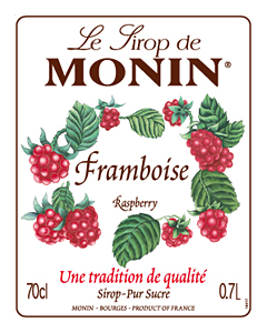 Siro Phúc bồn tử đỏ Monin (Raspberry syrup) - chai 700ml