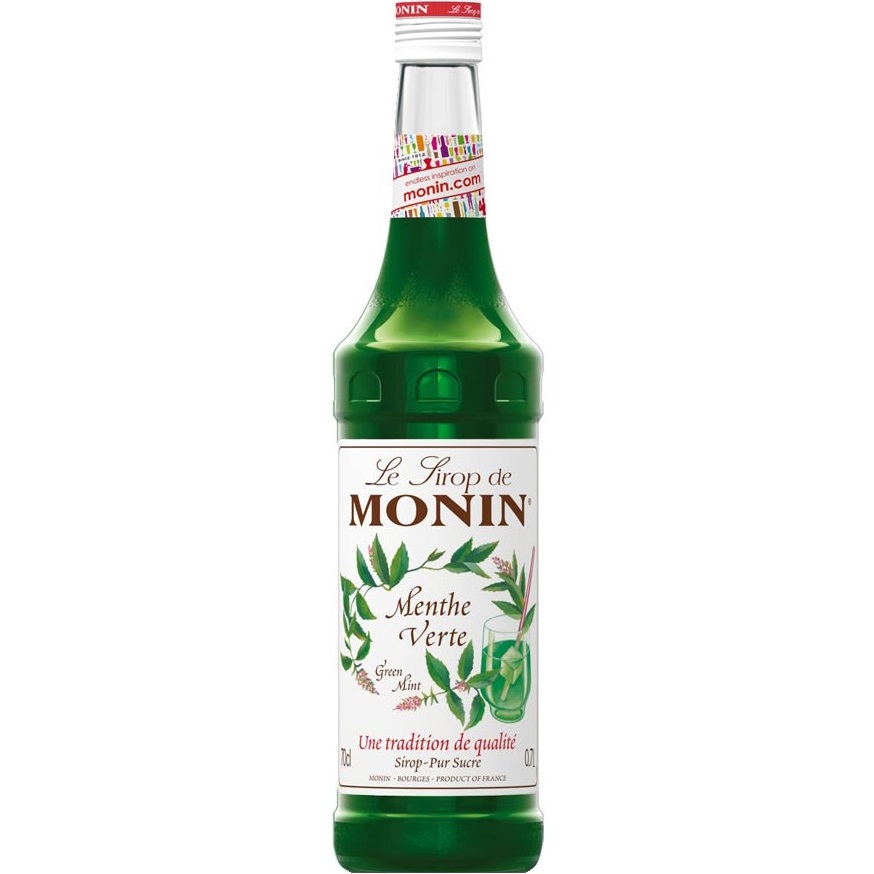 Siro Bạc hà xanh Monin (Green mint syrup) - chai 700ml