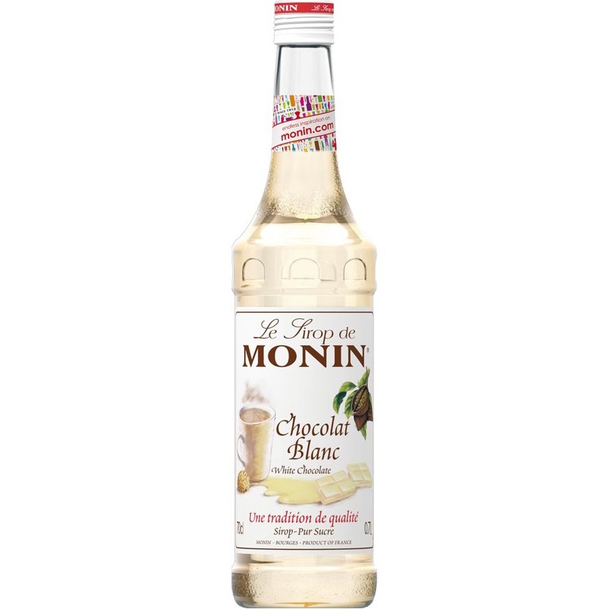 Siro Sô-cô-la trắng Monin (White Chocolate syrup) - chai 700ml