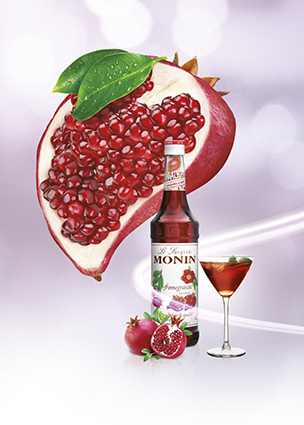 Siro trái Lựu Monin (Pomegranate syrup) - chai 700ml