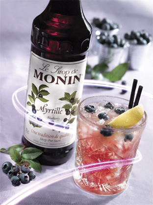 Siro Việt quất Monin (Blueberry syrup) - chai 700ml