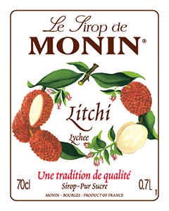 Siro Vải Monin (Lychee syrup) - chai 700ml