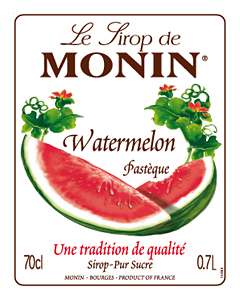 Siro Dưa hấu Monin (Watermelon syrup) - chai 700ml