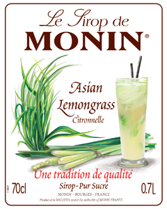 Siro Sả Monin (Asian Lemongrass syrup) - chai 700ml