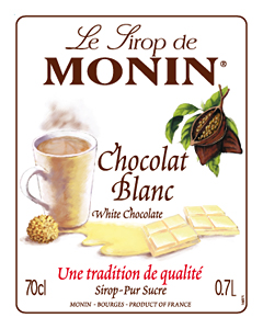 Siro Sô-cô-la trắng Monin (White Chocolate syrup) - chai 700ml