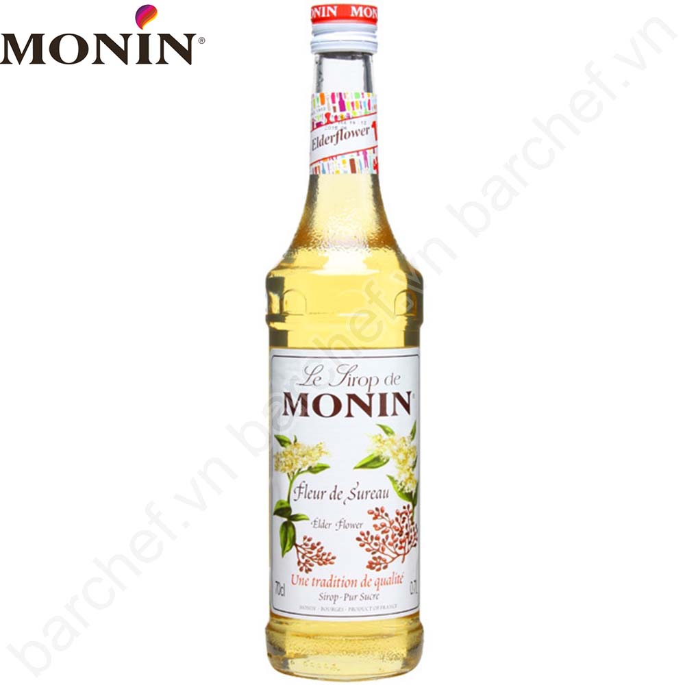 Siro Hoa cơm cháy Monin (Elder Flower syrup) - chai 700ml