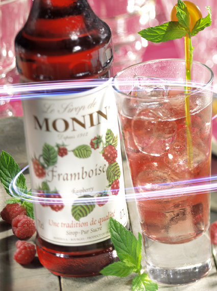 Siro Phúc bồn tử đỏ Monin (Raspberry syrup) - chai 700ml