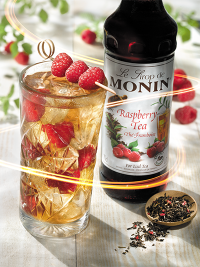 Siro trà Phúc bồn tử Monin (Raspberry tea syrup) - chai 700ml